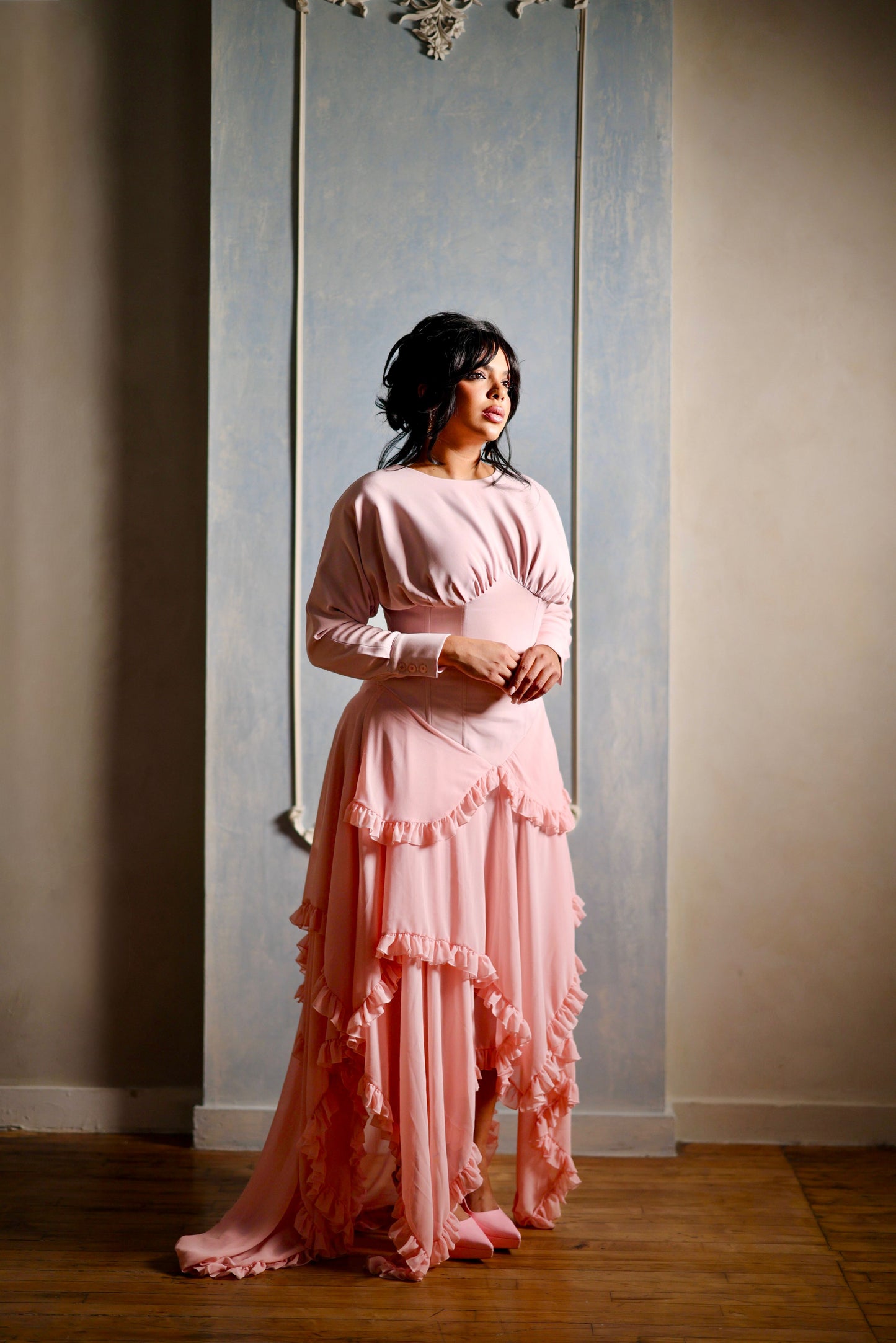 Layered Maxi Dress (Made-to-order only)