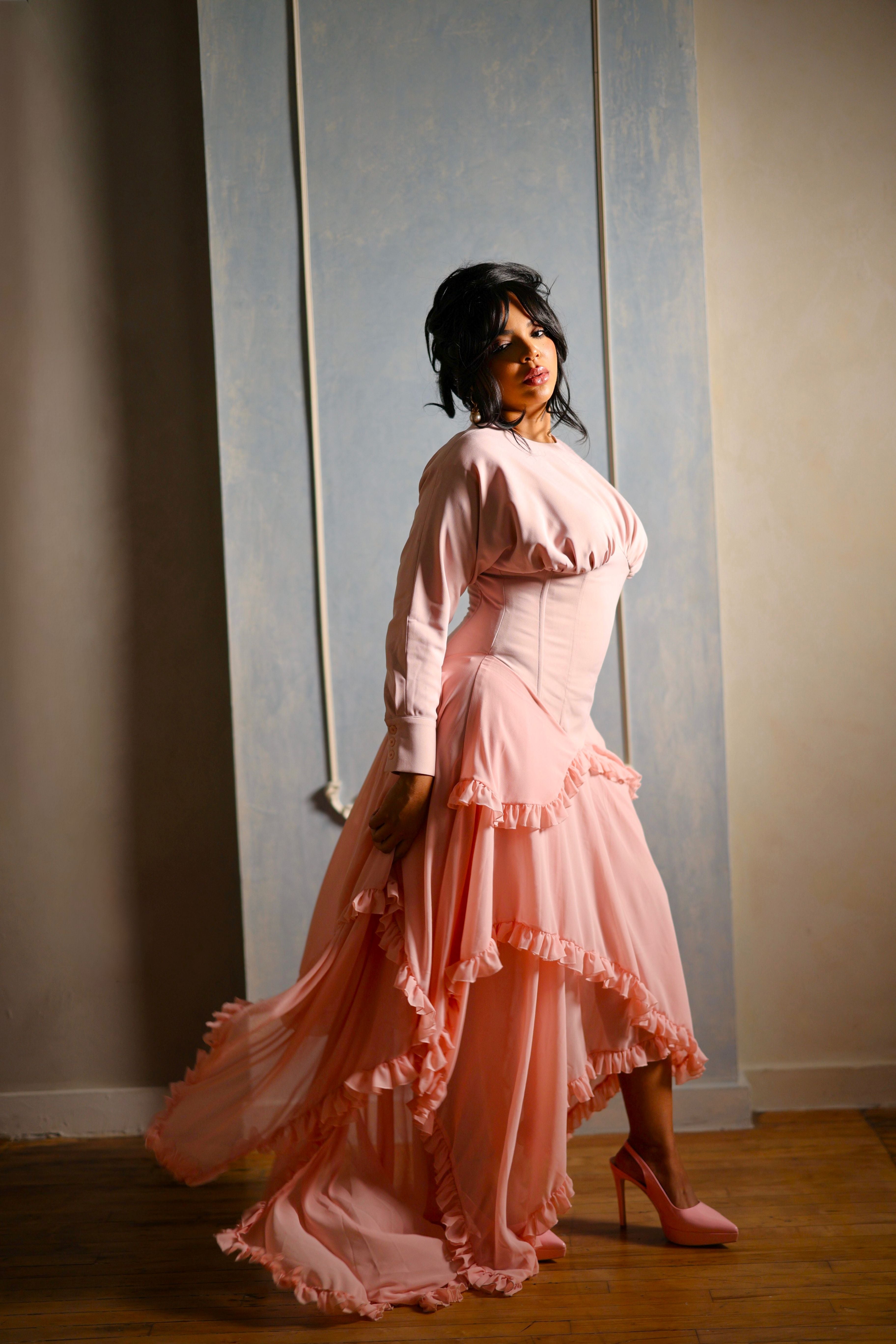 Layered Maxi Dress (Made-to-order only)