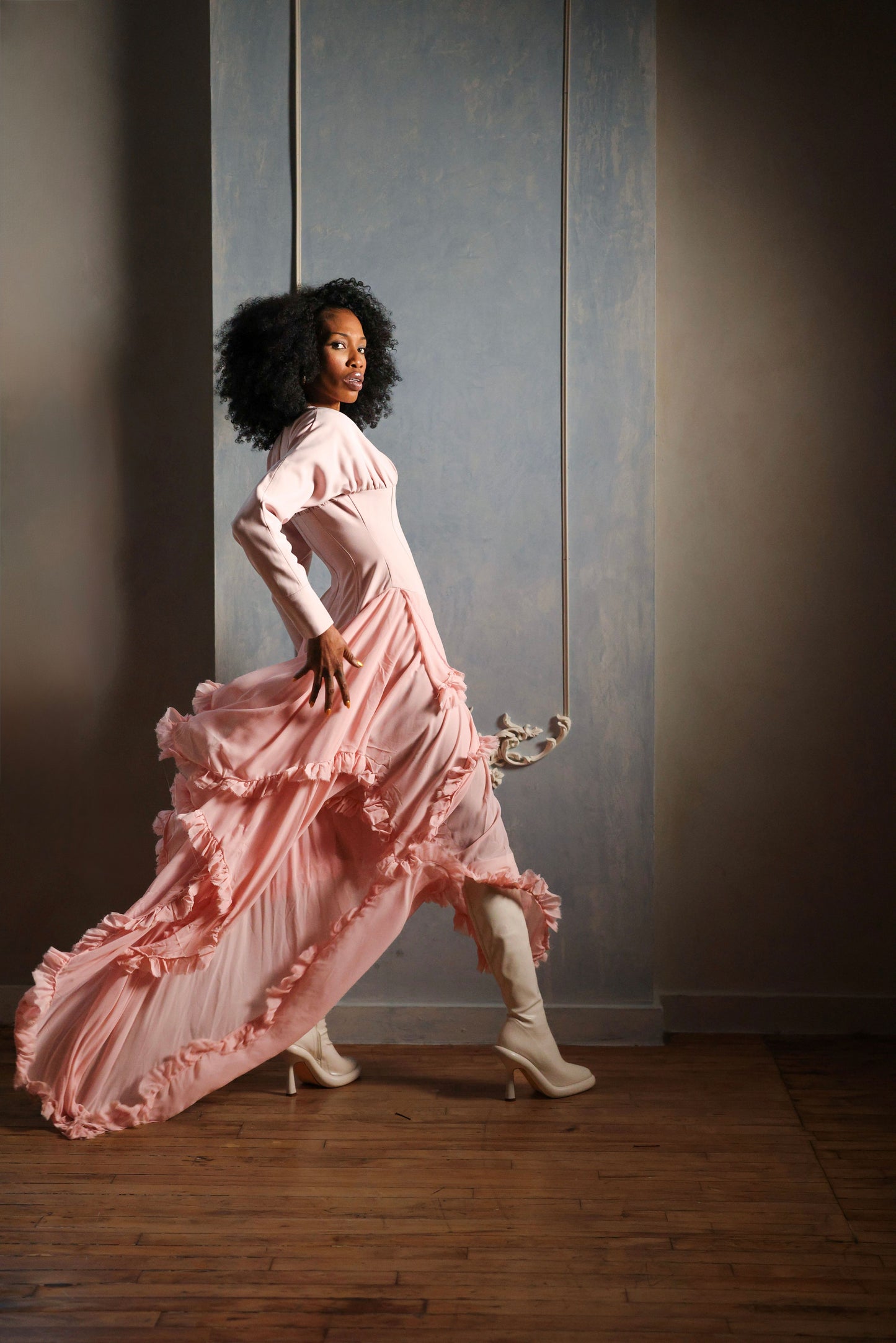 Layered Maxi Dress (Made-to-order only)