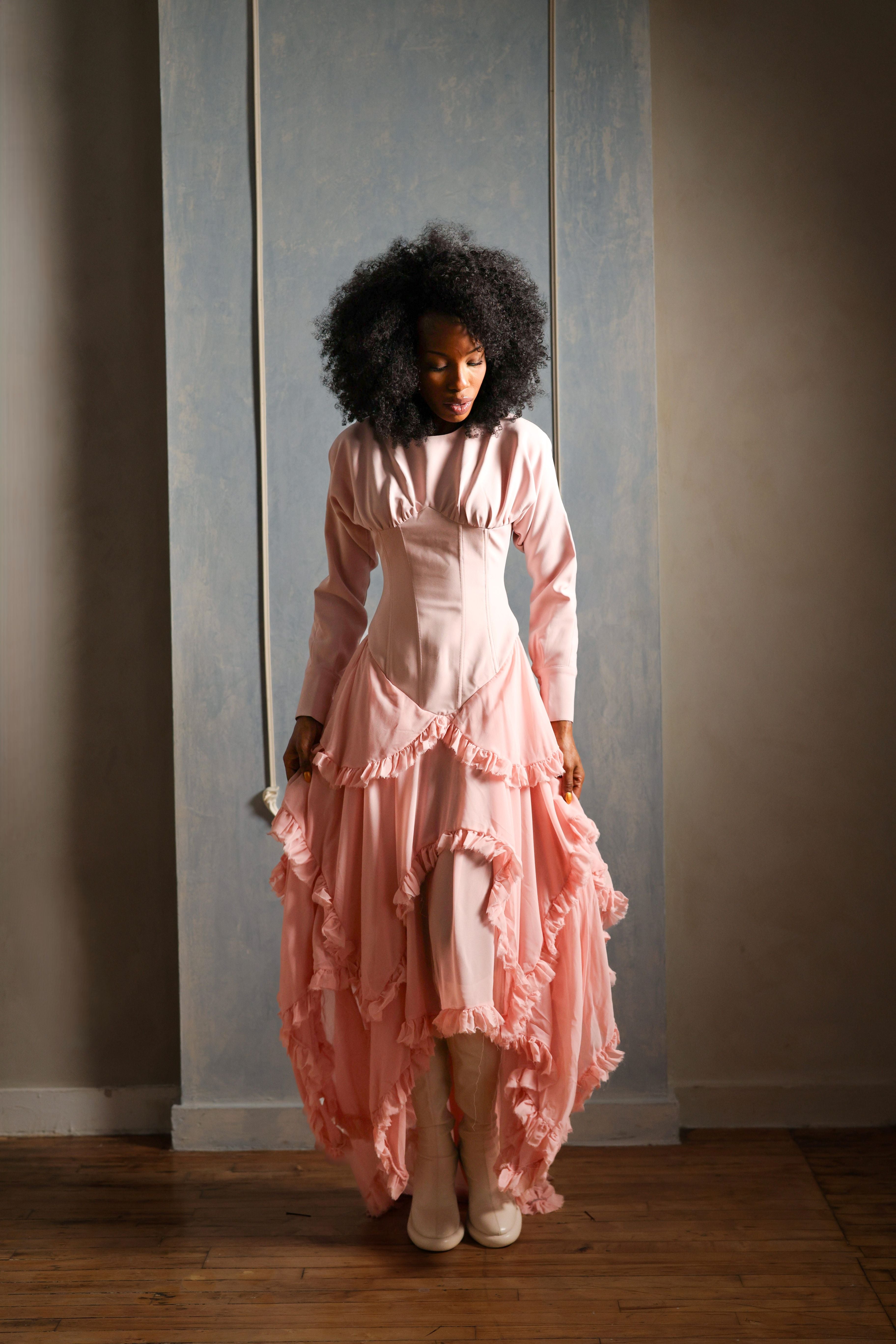 Layered Maxi Dress (Made-to-order only)