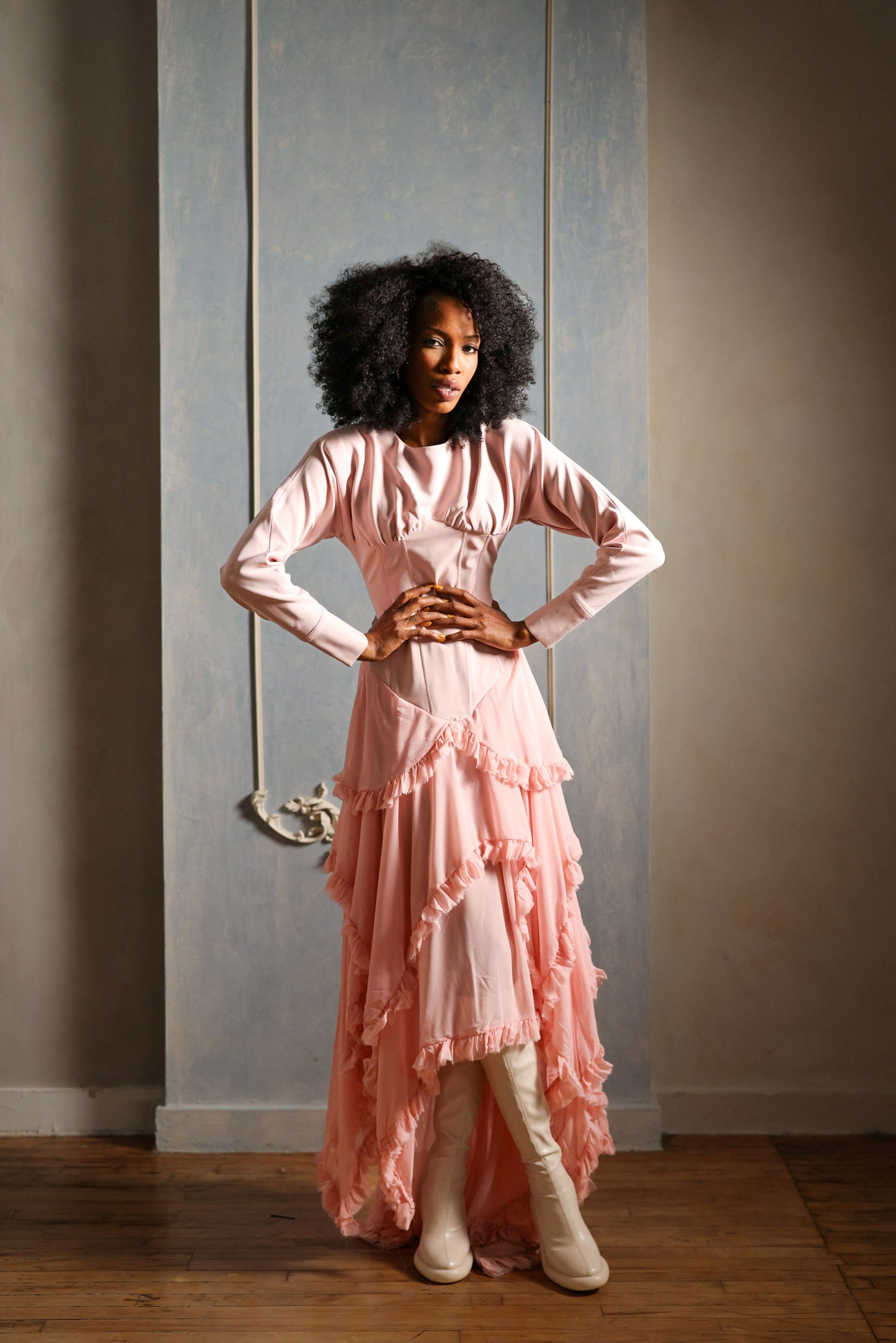 Layered Maxi Dress (Made-to-order only)